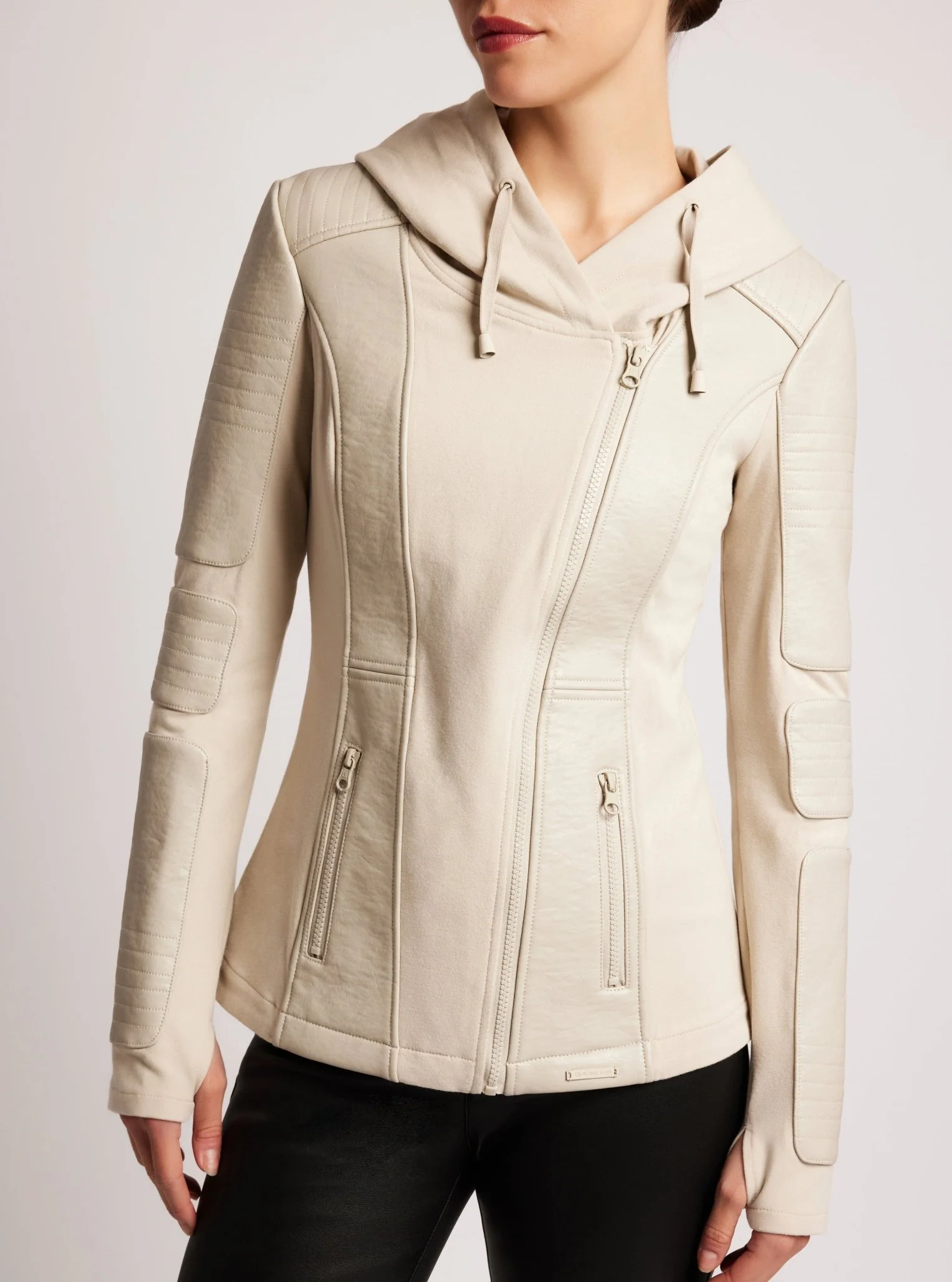 Asym Hooded Moto - Image 9