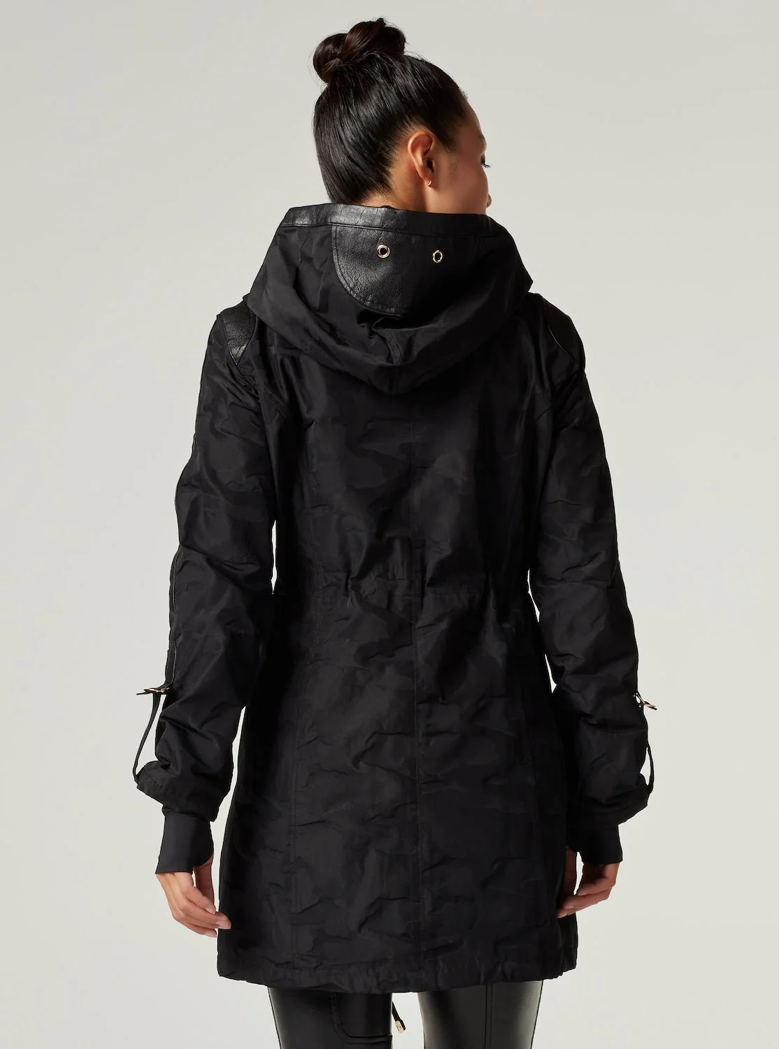 Camo Anorak Gold Collection - Black / Lt Gold Trims - Image 4