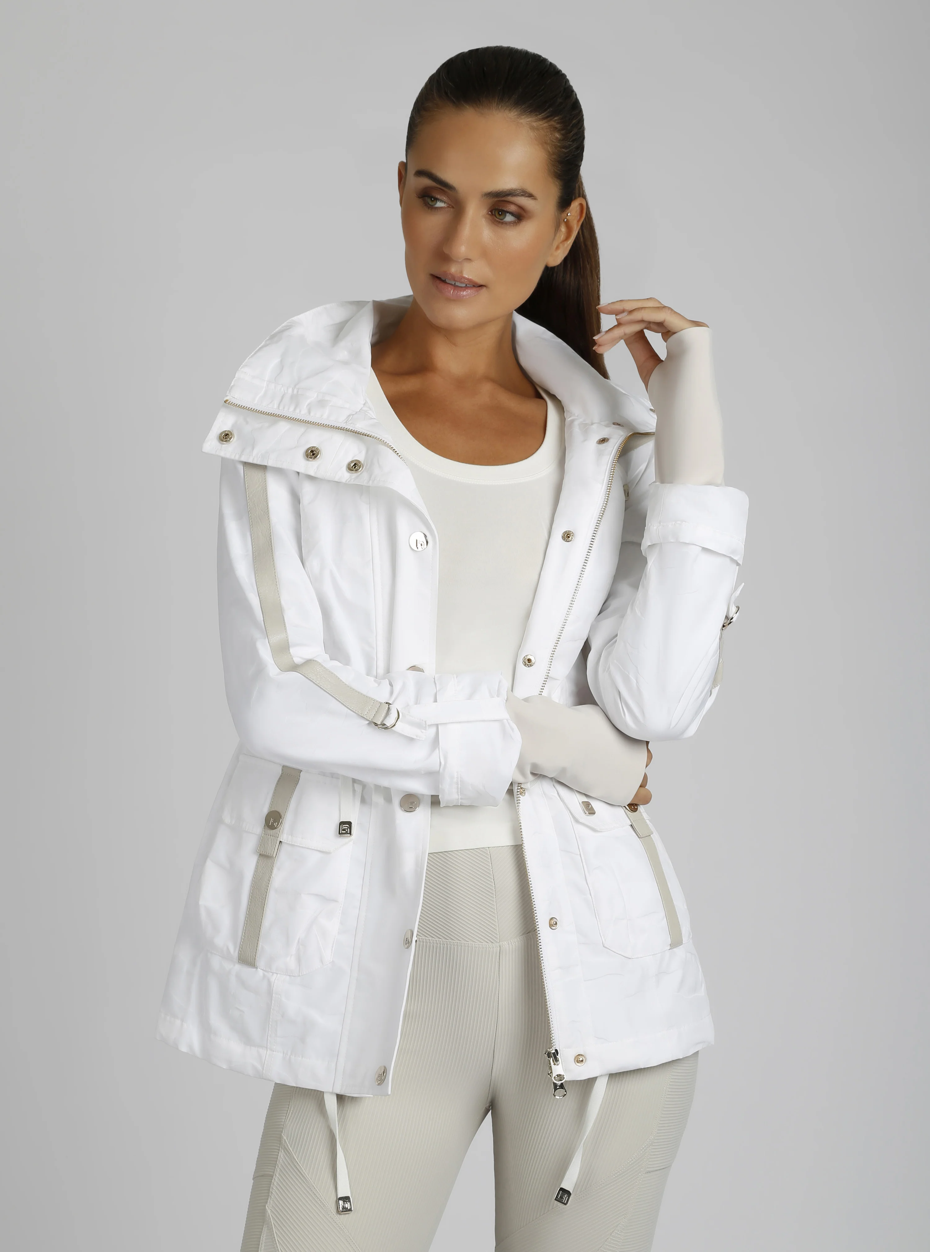 Camo Sport Anorak Gold Trims - Image 3