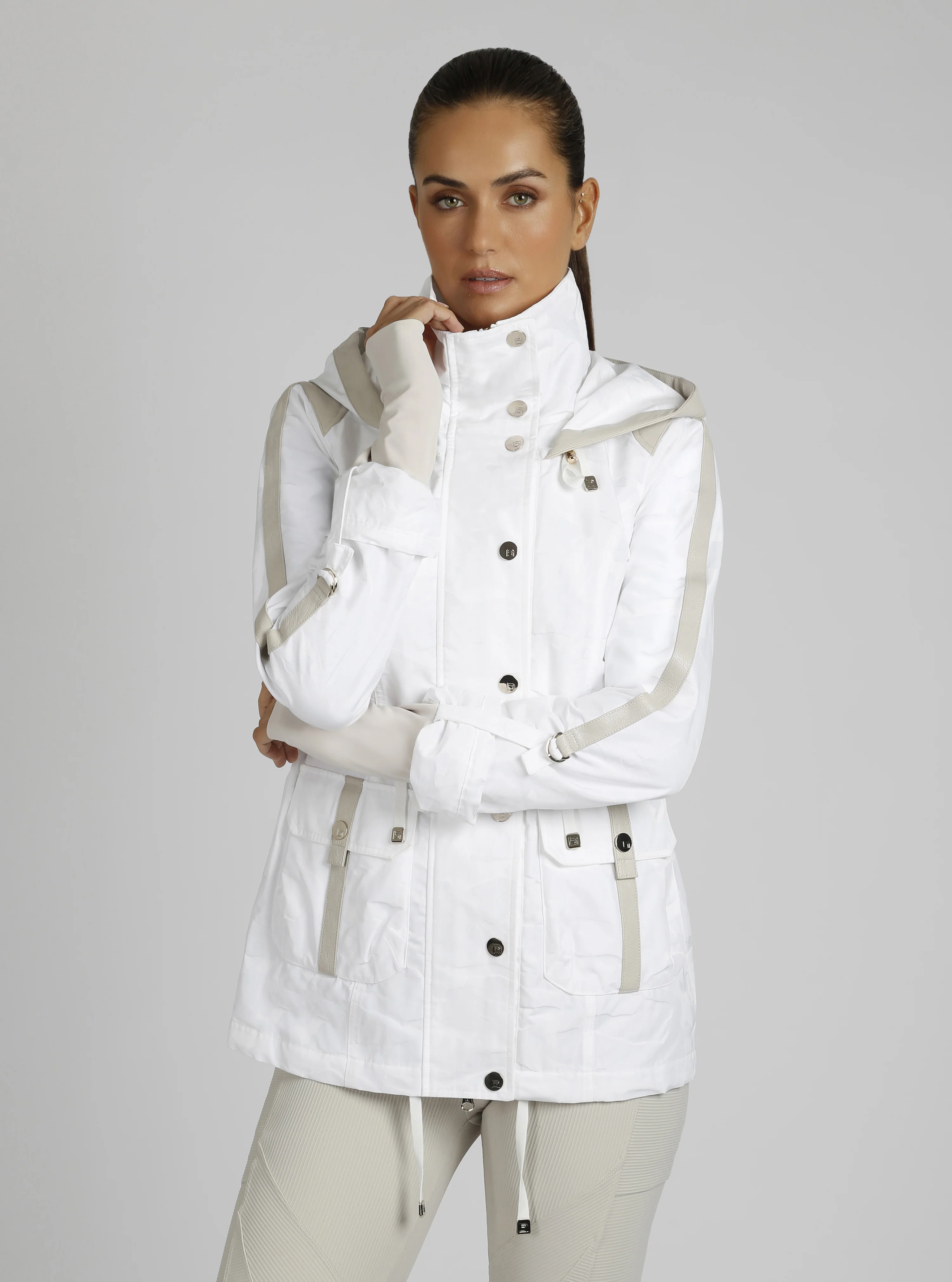 Camo Sport Anorak Gold Trims - Image 4