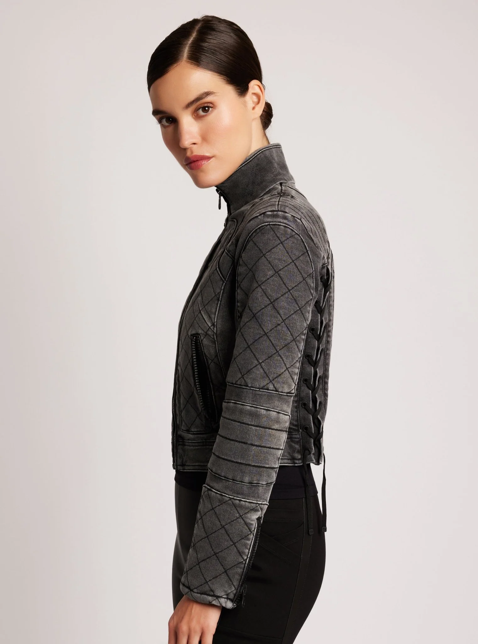 Denim Moto Jacket - Image 11