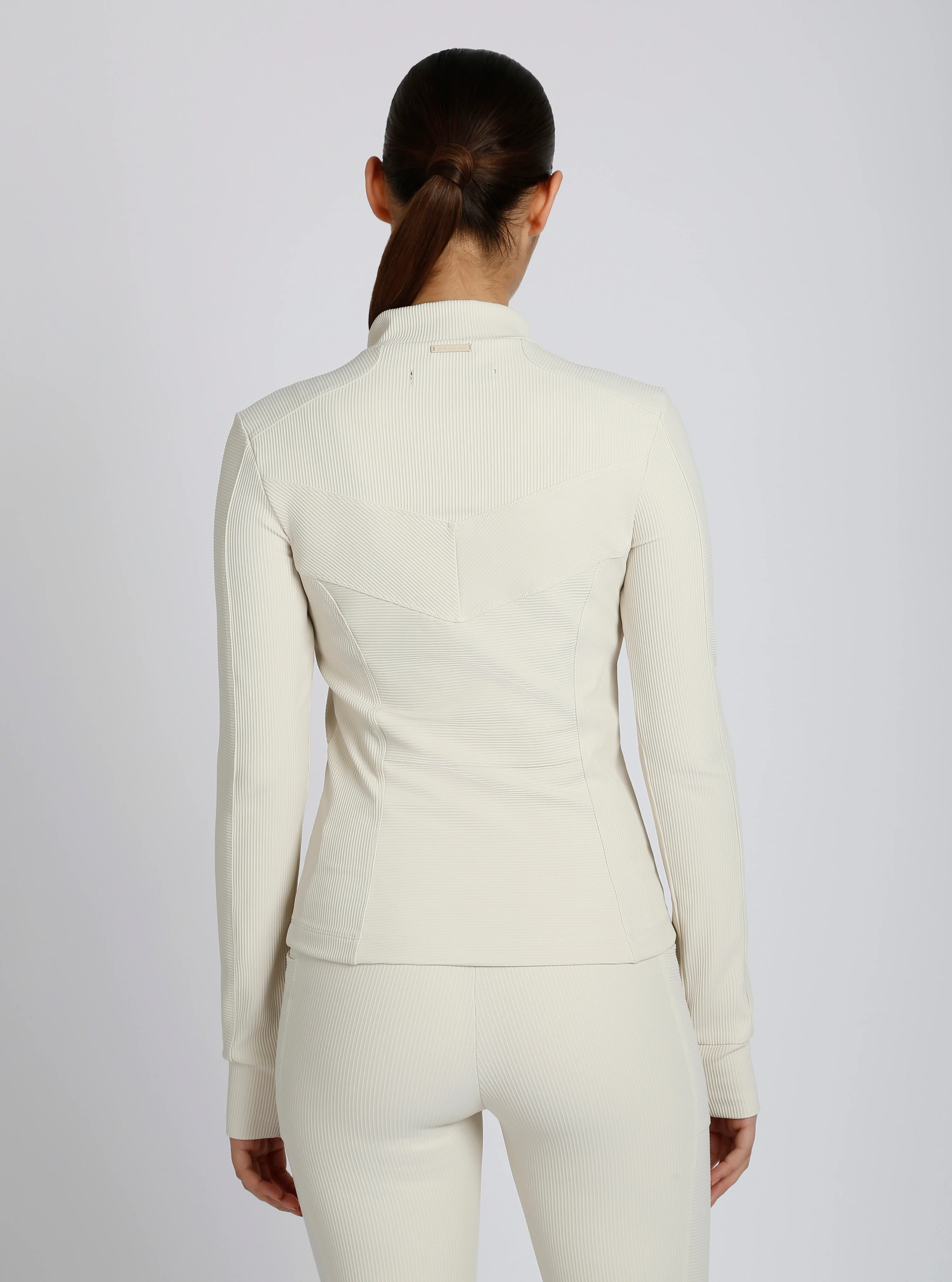 Directional Rib Activewear Fitted Jacket - Image 19