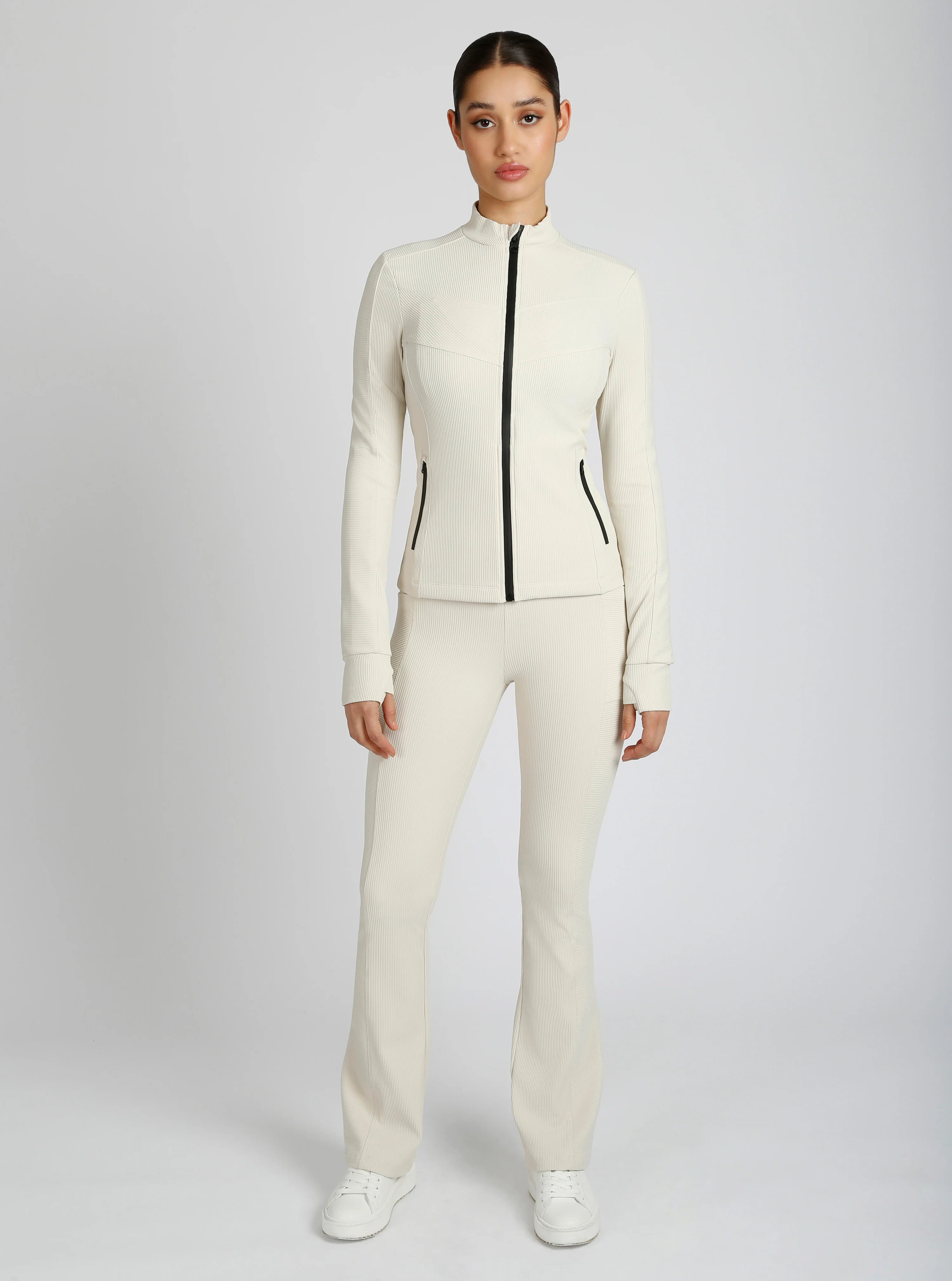 Directional Rib Activewear Fitted Jacket - Image 22