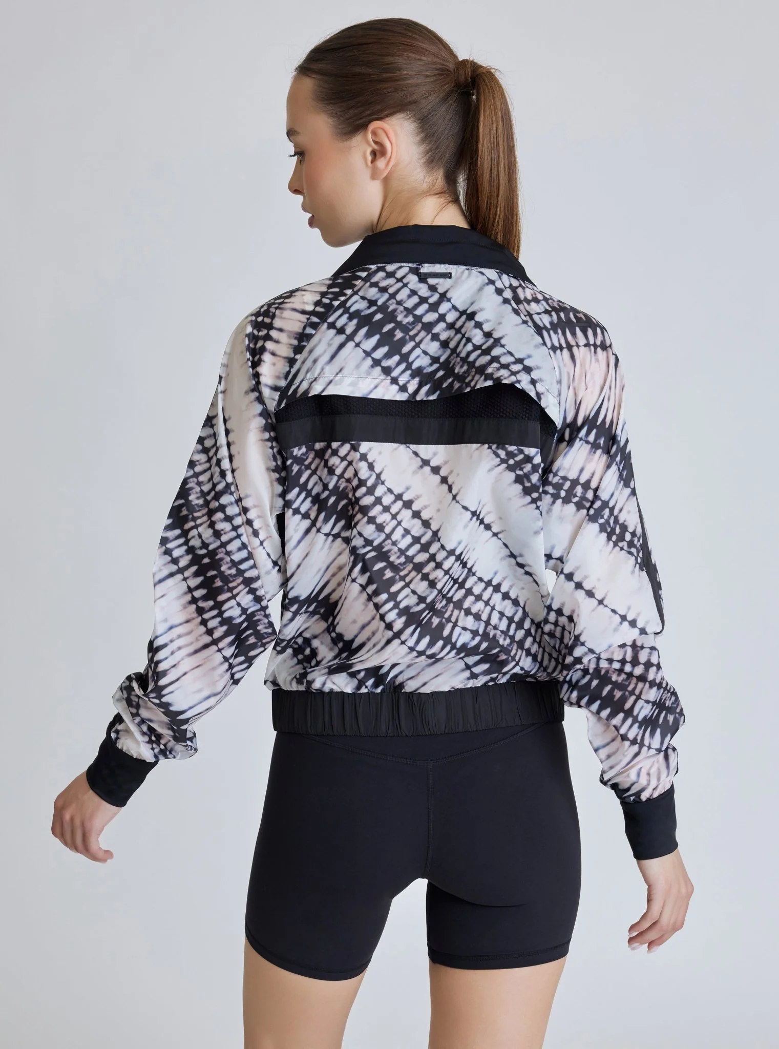 Ink Print Windbreaker - Black/White FINAL SALE - Image 7