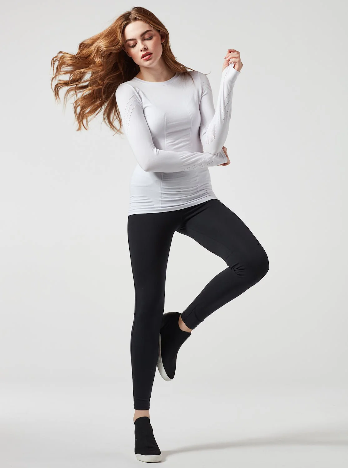 LS Magnetic Compression Top - White - Image 11