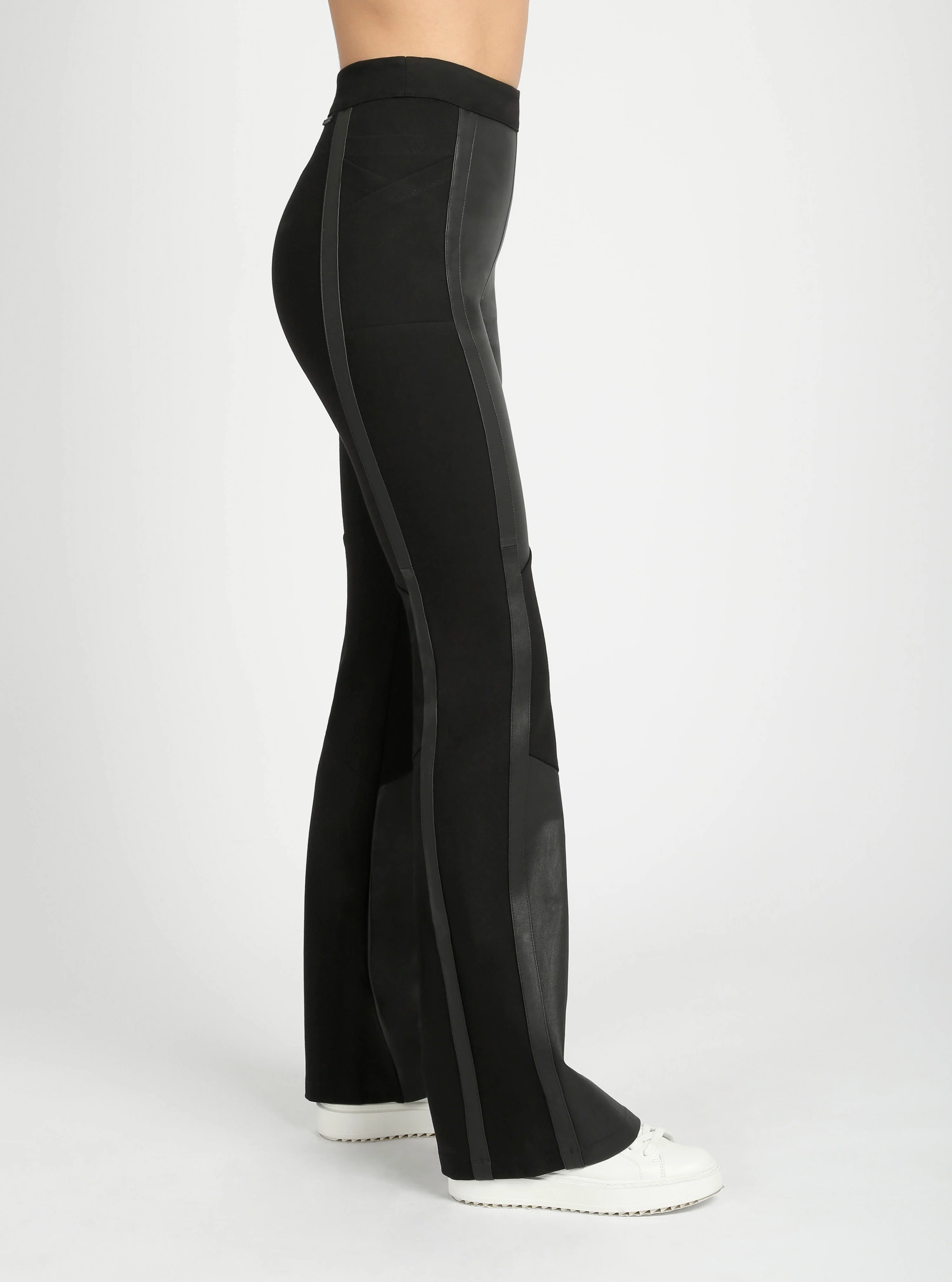 Ponte Leather Bootcut - Image 11