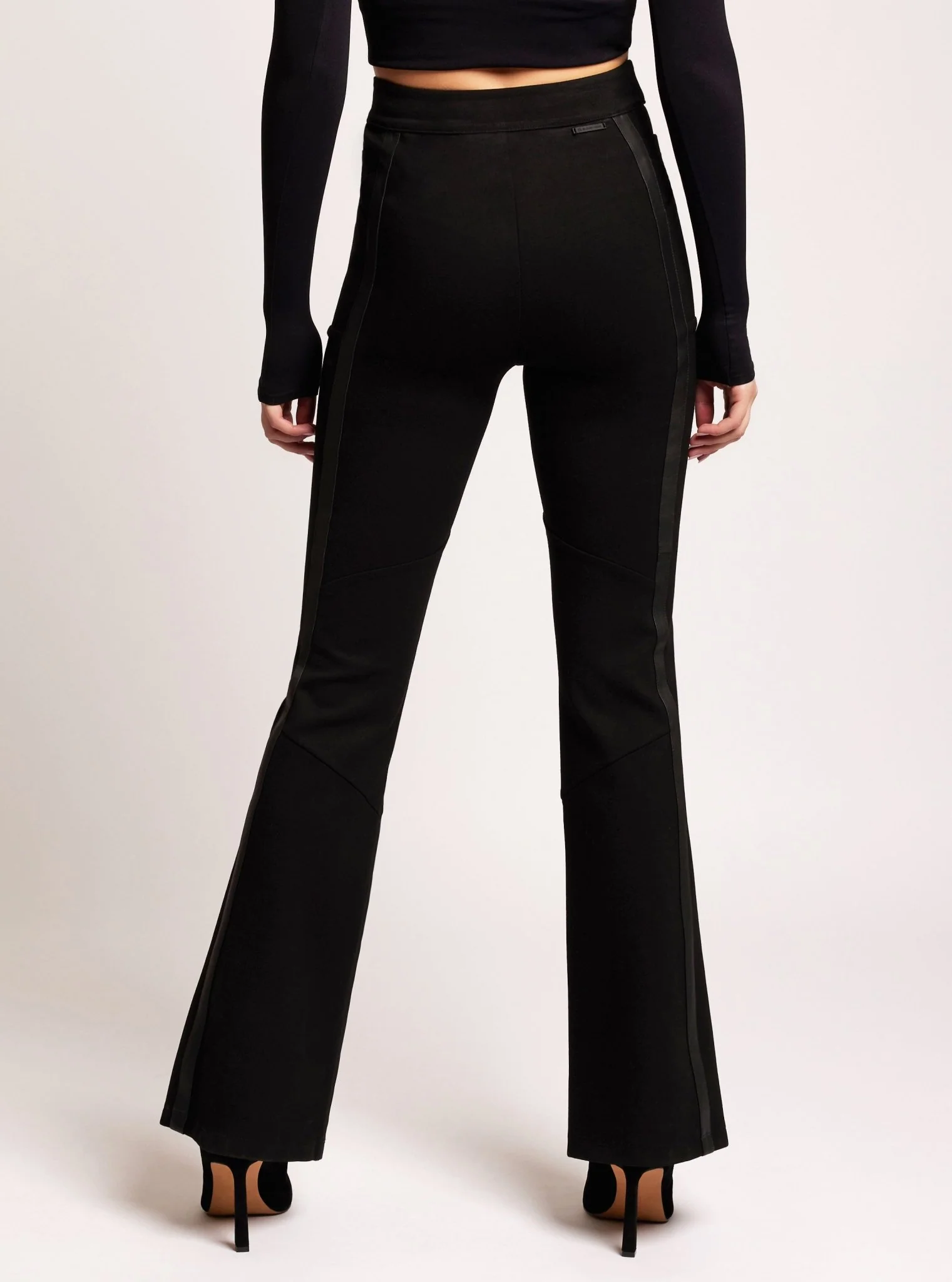 Ponte Leather Bootcut - Image 9