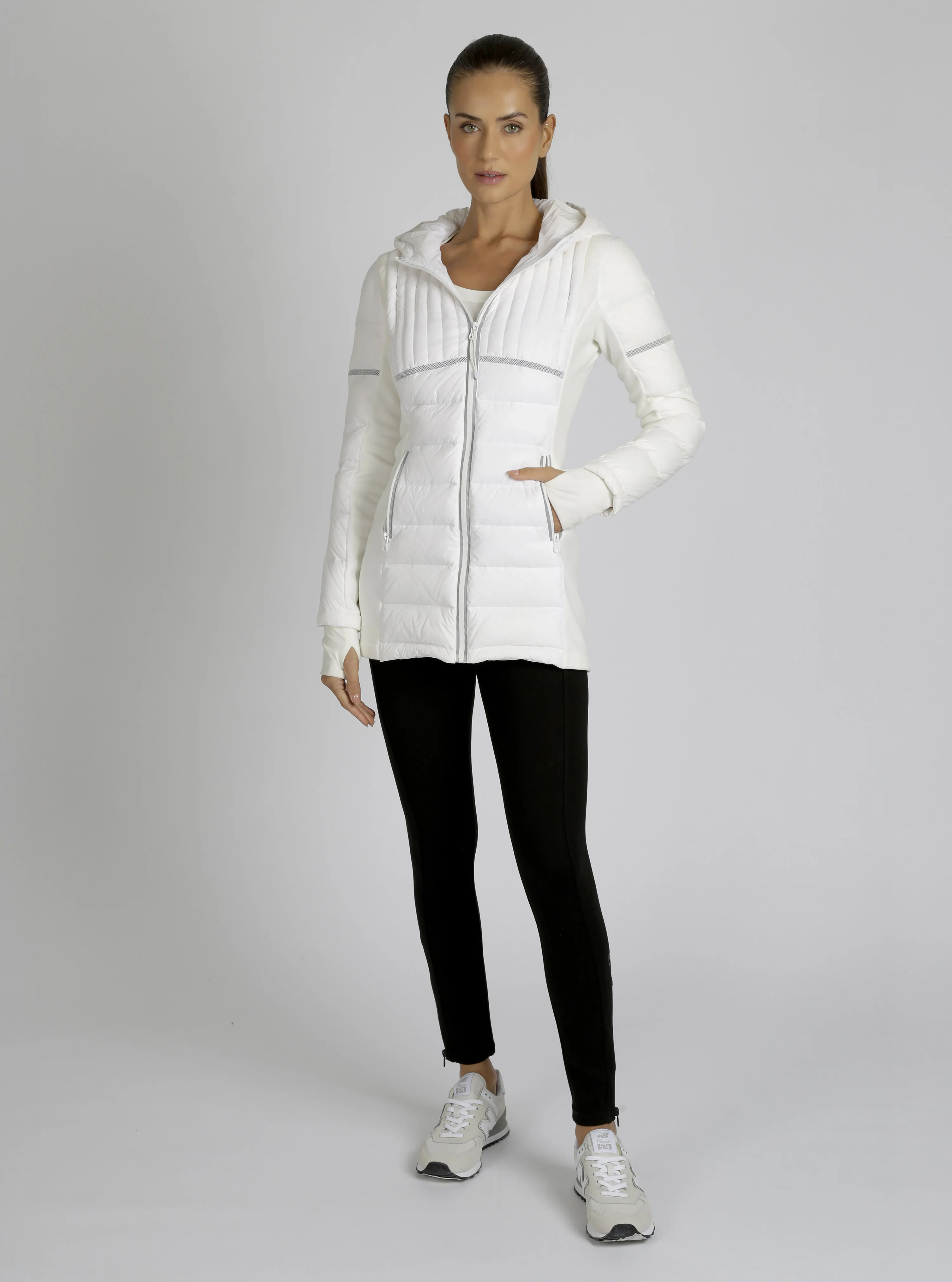 Reflective Inset Down Filled Featherweight Parka - Image 3