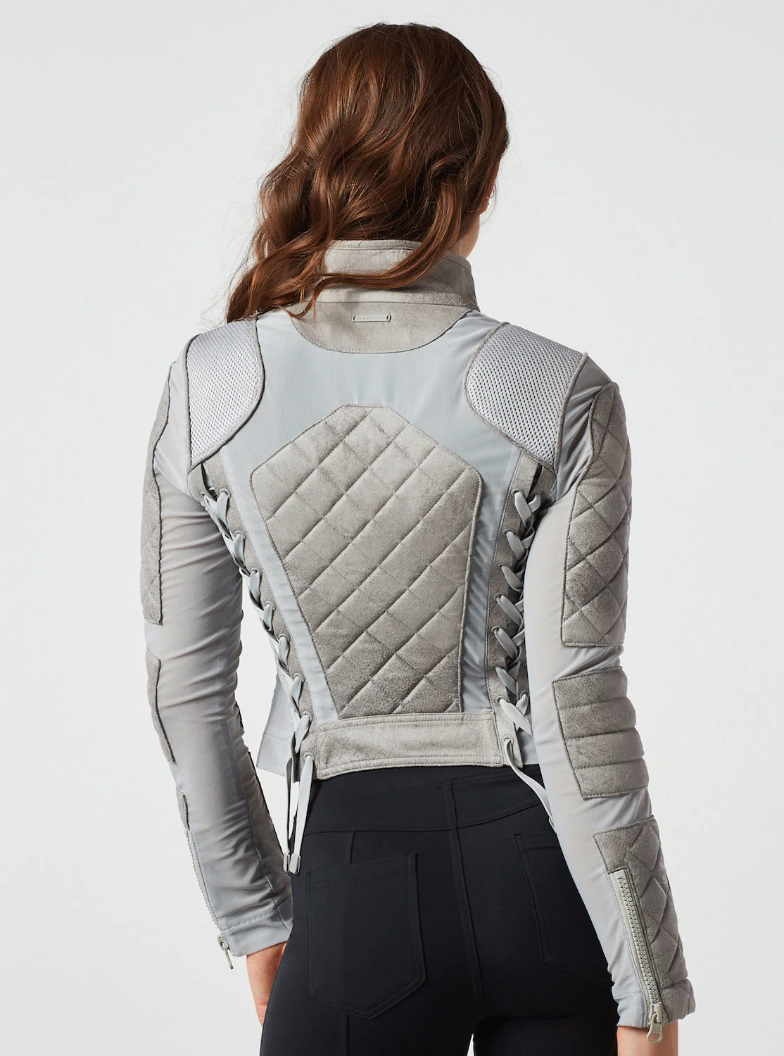 Vintage Mesh Moto Jacket - Image 4
