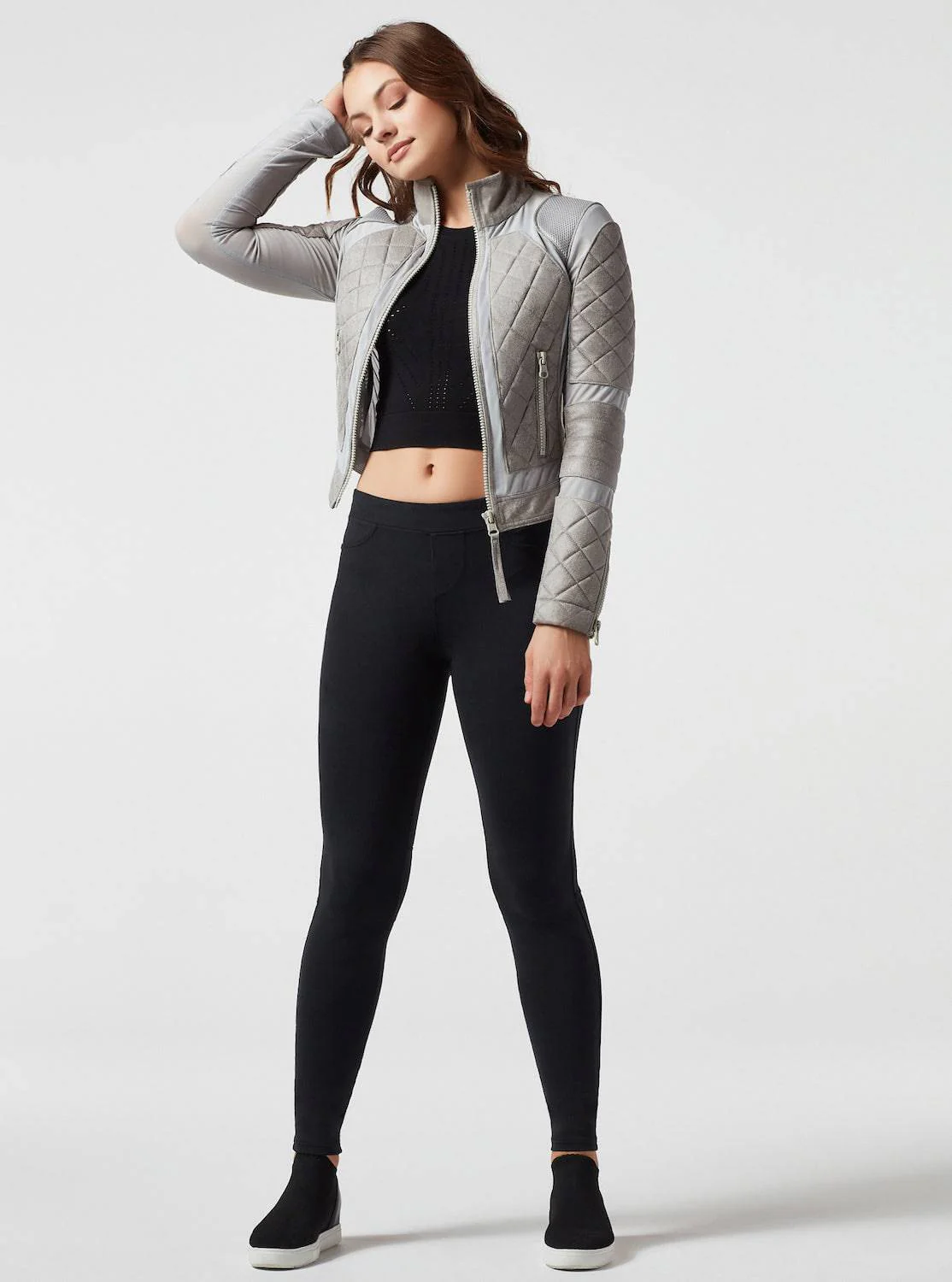 Vintage Mesh Moto Jacket - Image 5